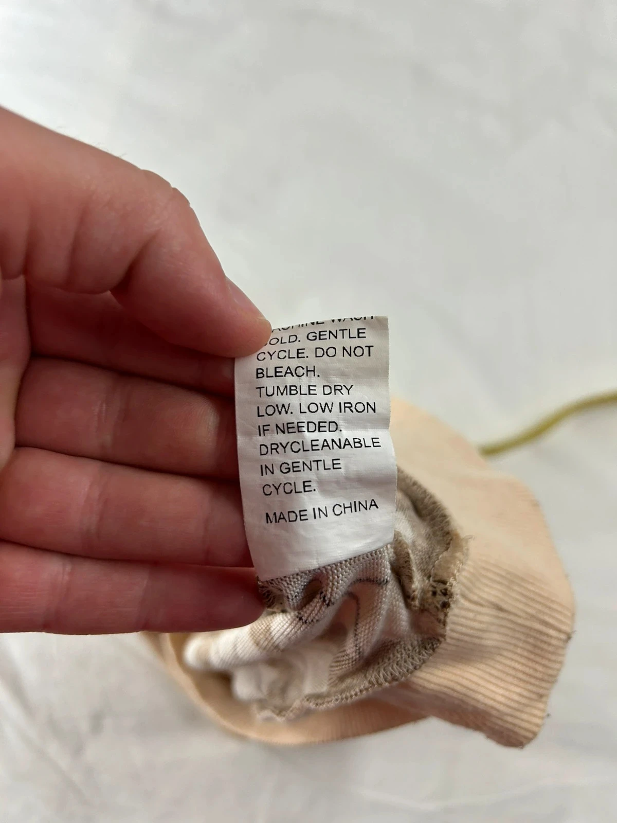Vintage beige bruin gemotild sweatshirt – photo 10